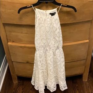 white lace dress